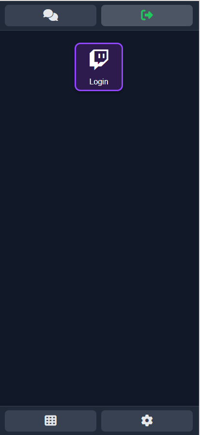 Login View Screenshot